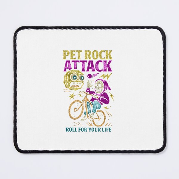 Item preview, Pet Rock Attack – Skeleton E-Bike Halloween Classic T-Shirt designed and sold by inkfluenceart.