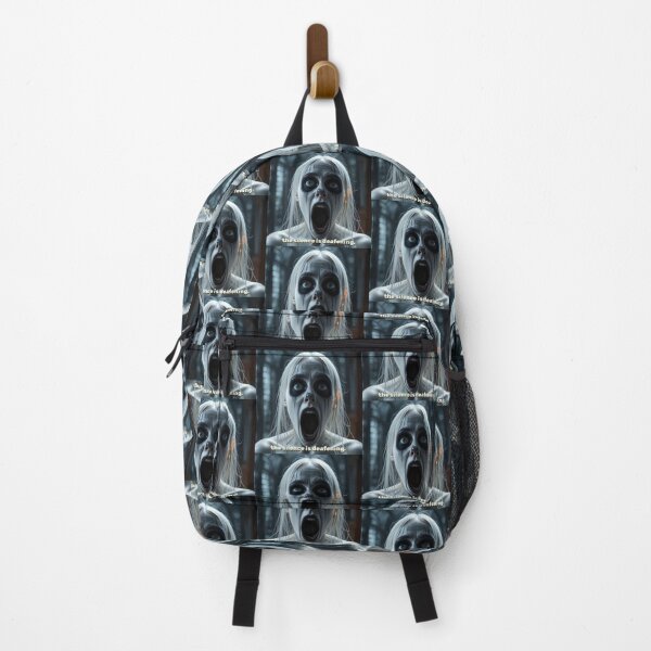Item preview, Psychological Horror Art "the silence is deafening." | Modern Ghost Scream designed and sold by EnigmaticGoth.