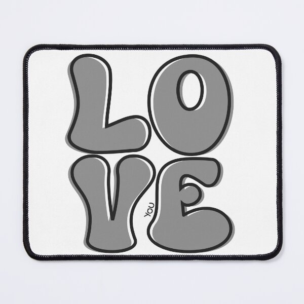 Item preview, Love You Bold Typography - Black designed and sold by SaltedBeachPaperie.