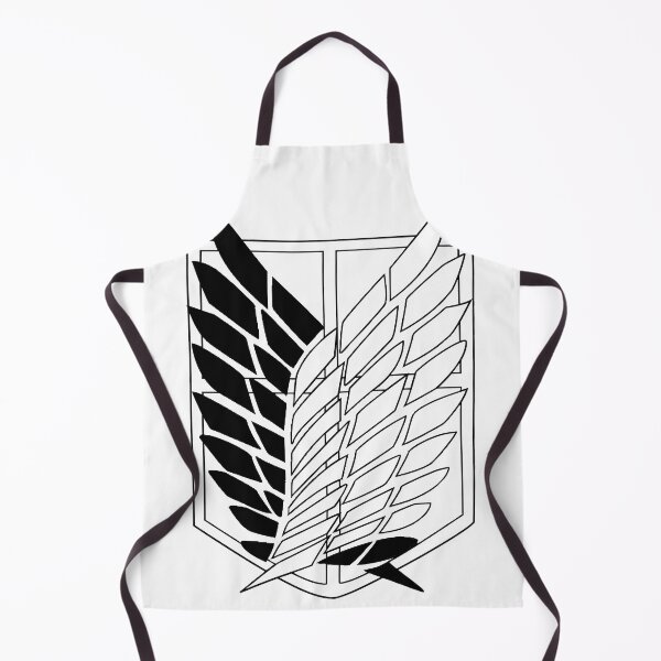 Item preview, Exploration Battalion SnK Black & White Emblem designed and sold by atenyos.
