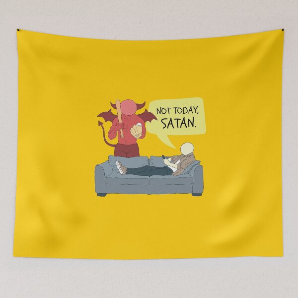 Item preview, Not Today Satan designed and sold by tduffy.