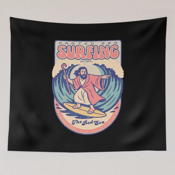 Item preview, Moses Parting the Red Sea and Surfing designed and sold by UNK-Fatigues.
