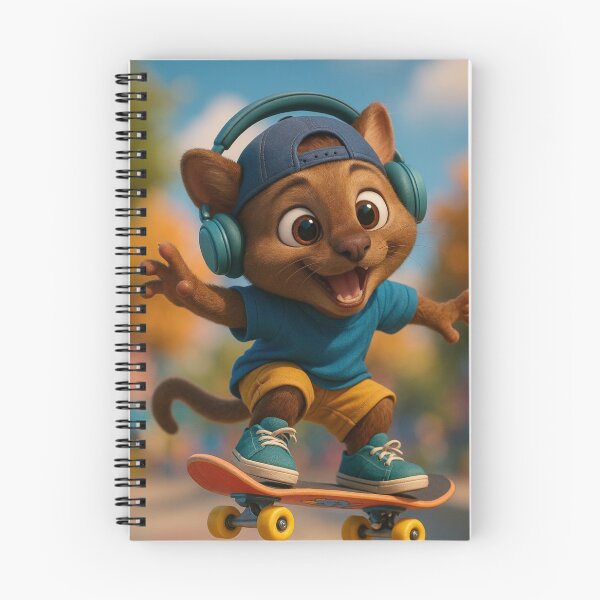 Item preview, Skater Jaguarundi Wildcat designed and sold by Sillytoe.