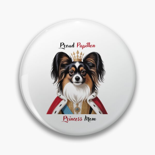 Item preview, Proud Papillon Princess Mom - Potrait of a Papillon designed and sold by Polarctica.