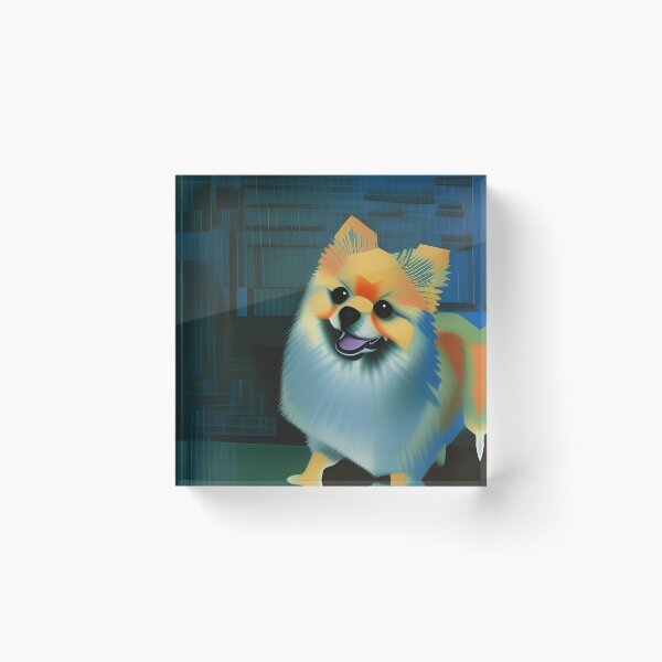 Item preview, Pomeranian in Cubism designed and sold by Halt77.
