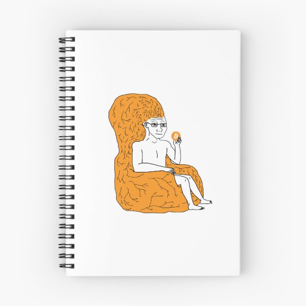 Item preview, Big Brain Wojak Bitcoin designed and sold by CyberRex.