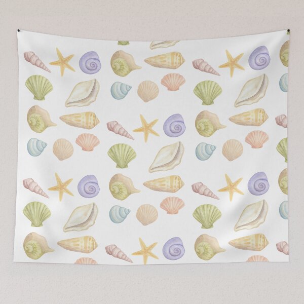 Item preview, Watercolour Seashells  designed and sold by Maddy Designs.