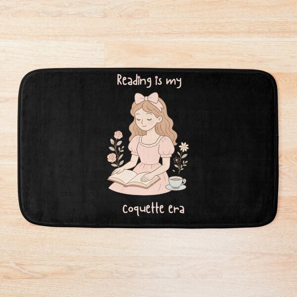 Item preview, Bookish Coquette Girl Pastel Aesthetic Reading Art designed and sold by Kotalo.