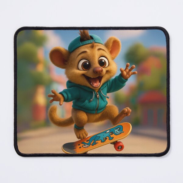 Item preview, Skater Kinkajou Lemur designed and sold by Sillytoe.