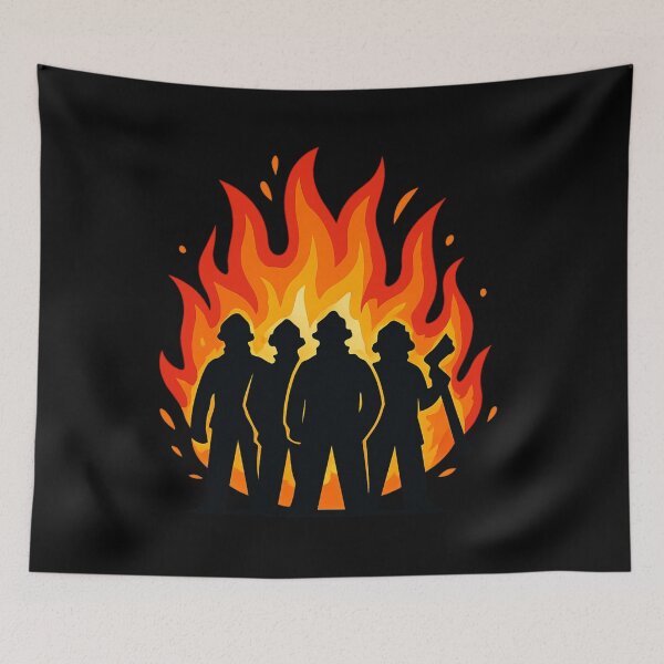Item preview, Flashover – Firefighter Energy & Flames Design designed and sold by HT-Creative.