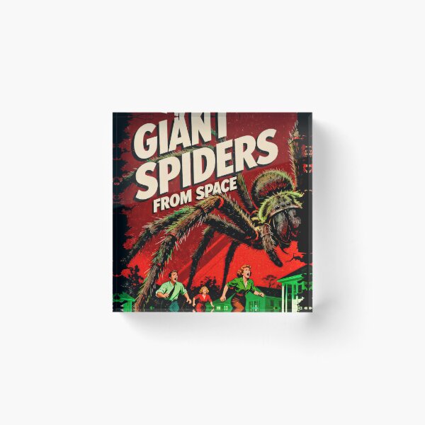 Item preview, Horror poster Giant spiders designed and sold by OniricaDesign.