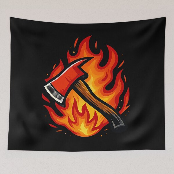 Item preview, Flashover – Firefighter Energy & Flames Design designed and sold by HT-Creative.