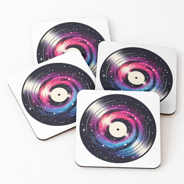 Item preview, Galaxia en vinilo, Cosmos Retro Art designed and sold by Kondi-Art.