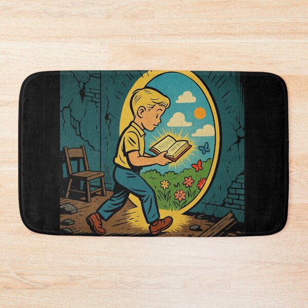 Item preview, Book Addict Retro Comic Sticker – Book Portal Pop Art Illustration designed and sold by JacobKAurumhead.