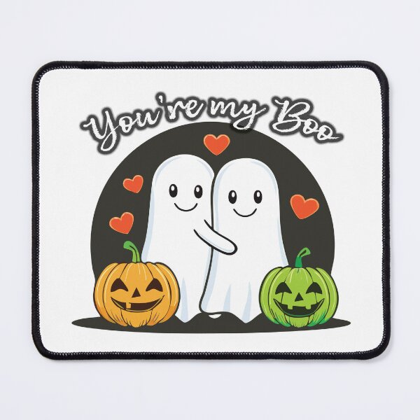 Item preview, You're my Boo | Cute Ghosts with Hearts and Pumpkins designed and sold by ScribbL-ScrabbL.