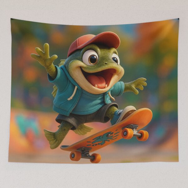Item preview, Skater Largemouth Bass designed and sold by Sillytoe.