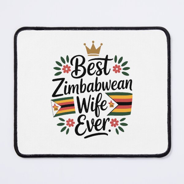 Item preview, Best Zimbabwean Wife Ever - zimbabwe, zimbabwean, zimbabwean flag, zimbabwe flag, africa, designed and sold by The Hobby Bunny.