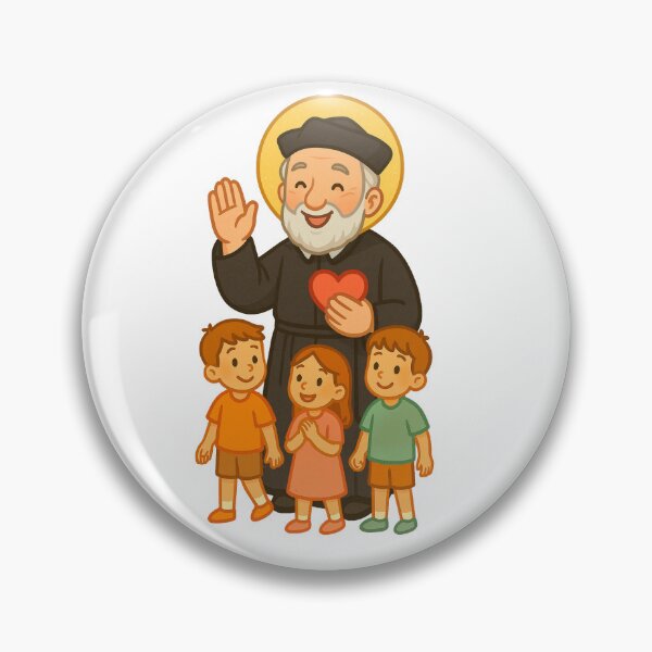 Item preview, Saint Philip Neri and the Children - The Saint of Joy (Cute) designed and sold by arteopolis.