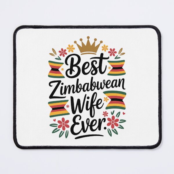 Item preview, Best Zimbabwean Wife Ever - zimbabwe, zimbabwean, zimbabwean flag, zimbabwe flag, africa, designed and sold by The Hobby Bunny.