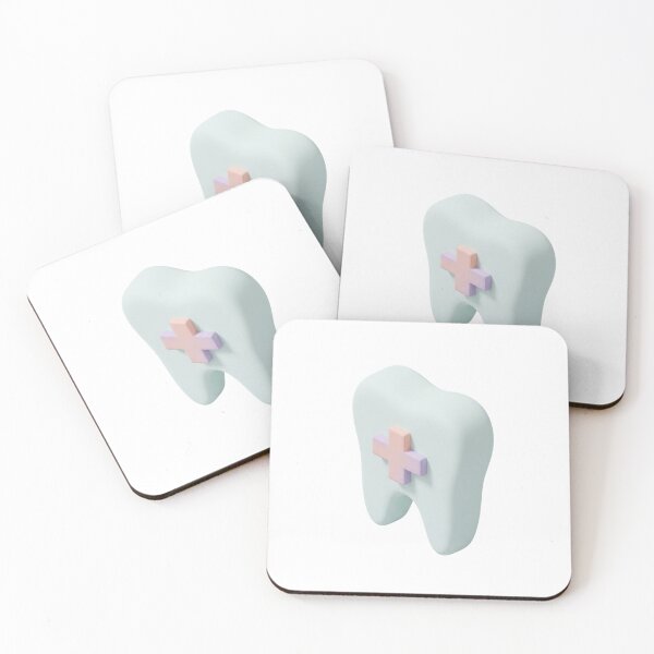 Item preview, Cute Tooth with Medical Cross – Dentist & Dental Care 3D Icon designed and sold by PixelSupplyCo.