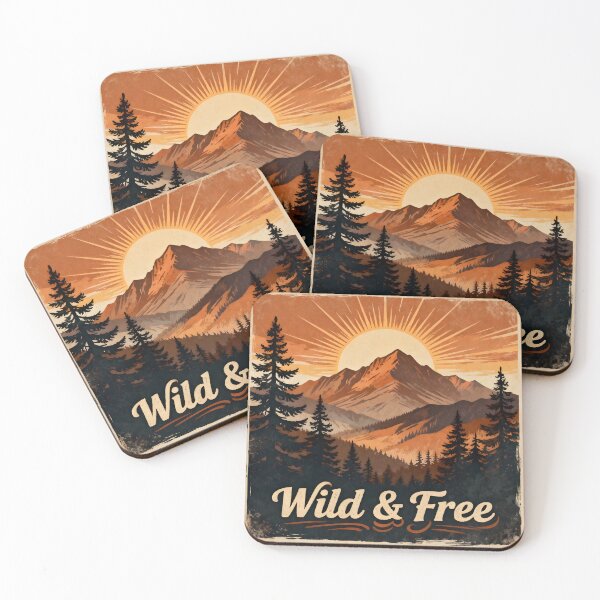 Item preview, Vintage Mountain Landscape Design designed and sold by Paper Drip.