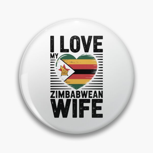 Item preview, I Love My Zimbabwean Wife - zimbabwe, zimbabwean, zimbabwean flag, zimbabwe flag, africa, zimbabwean husband, designed and sold by The Hobby Bunny.