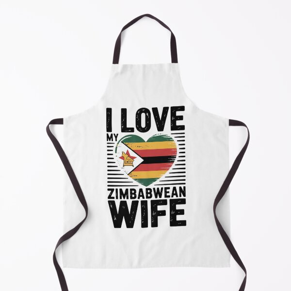 Item preview, I Love My Zimbabwean Wife - zimbabwe, zimbabwean, zimbabwean flag, zimbabwe flag, africa, zimbabwean husband, designed and sold by The Hobby Bunny.