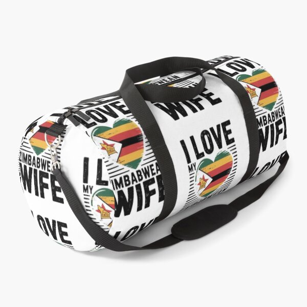 Item preview, I Love My Zimbabwean Wife - zimbabwe, zimbabwean, zimbabwean flag, zimbabwe flag, africa, zimbabwean husband, designed and sold by The Hobby Bunny.
