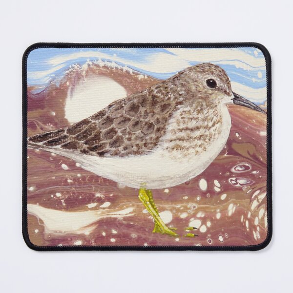 Item preview, Least Sandpiper Hunkering Down designed and sold by Magpie's Miscellany.