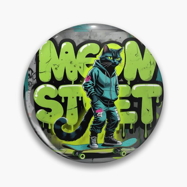 Item preview, Cat Graffiti Street Art  designed and sold by Spirit of Siam.