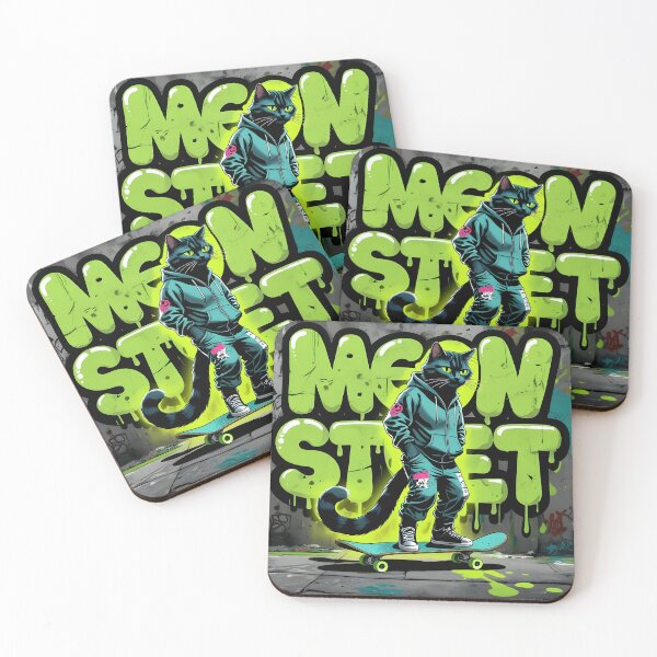 Item preview, Cat Graffiti Street Art  designed and sold by Arty Art.