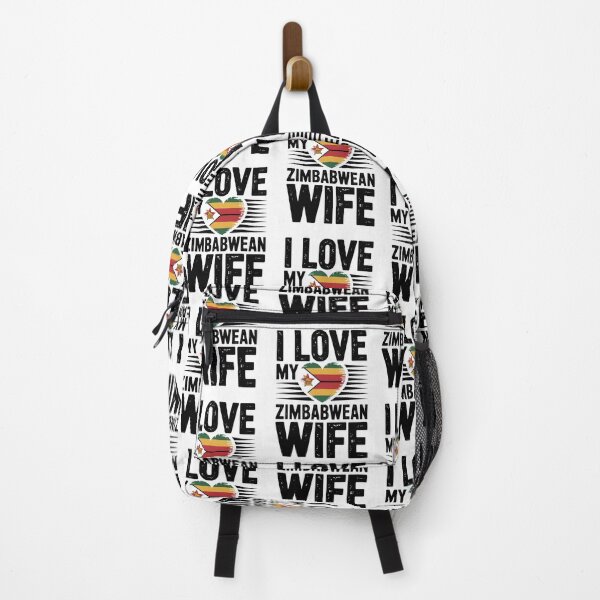 Item preview, I Love My Zimbabwean Wife - zimbabwe, zimbabwean, zimbabwean flag, zimbabwe flag, africa, zimbabwean husband, designed and sold by The Hobby Bunny.