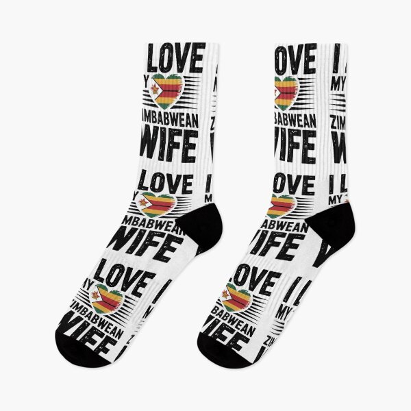 Item preview, I Love My Zimbabwean Wife - zimbabwe, zimbabwean, zimbabwean flag, zimbabwe flag, africa, zimbabwean husband, designed and sold by The Hobby Bunny.