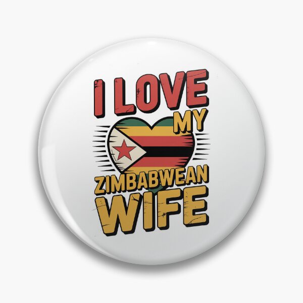 Item preview, I Love My Zimbabwean Wife - zimbabwe, zimbabwean, zimbabwean flag, zimbabwe flag, africa, zimbabwean husband, designed and sold by The Hobby Bunny.