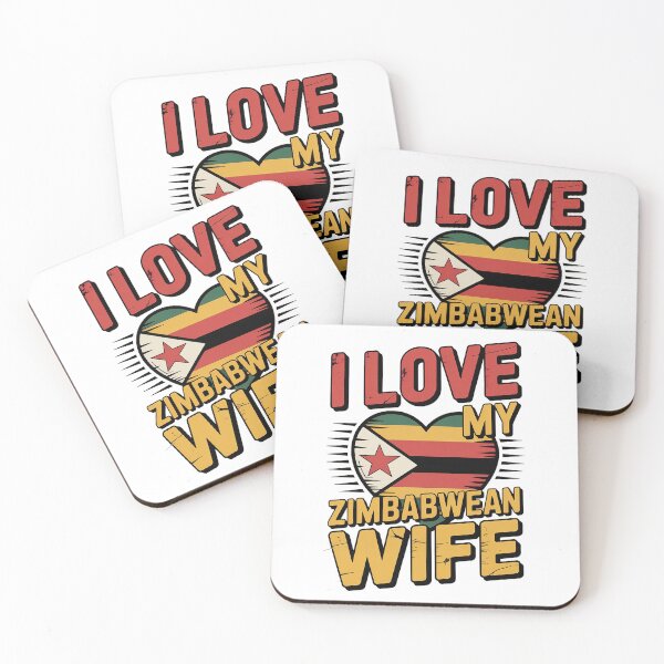 Item preview, I Love My Zimbabwean Wife - zimbabwe, zimbabwean, zimbabwean flag, zimbabwe flag, africa, zimbabwean husband, designed and sold by The Hobby Bunny.