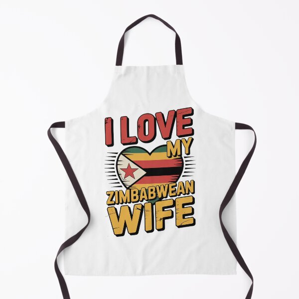 Item preview, I Love My Zimbabwean Wife - zimbabwe, zimbabwean, zimbabwean flag, zimbabwe flag, africa, zimbabwean husband, designed and sold by The Hobby Bunny.