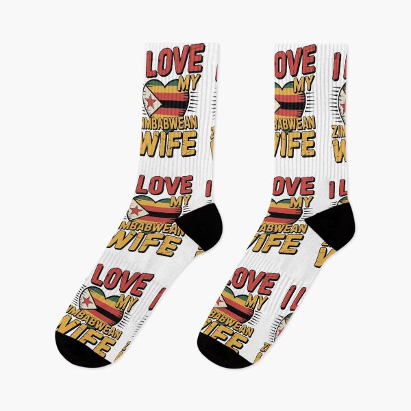Item preview, I Love My Zimbabwean Wife - zimbabwe, zimbabwean, zimbabwean flag, zimbabwe flag, africa, zimbabwean husband, designed and sold by The Hobby Bunny.