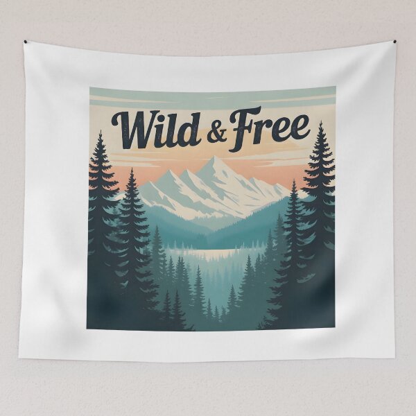 Item preview, Vintage Mountain Landscape Design designed and sold by Paper Drip.