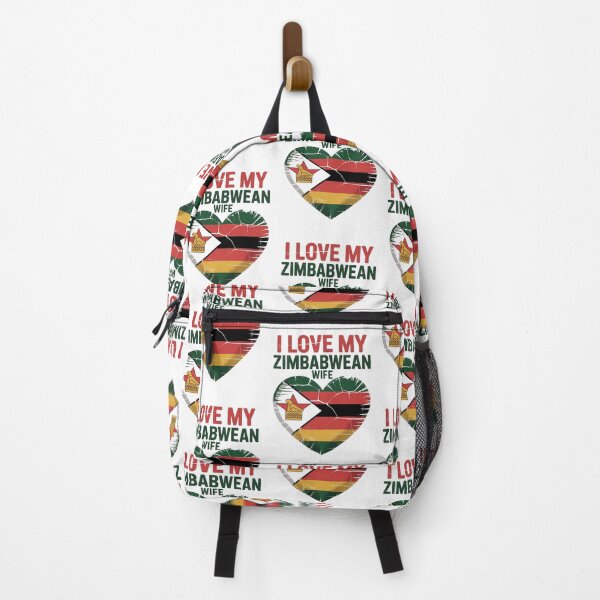 Item preview, I Love My Zimbabwean Wife - zimbabwe, zimbabwean, zimbabwean flag, zimbabwe flag, africa, zimbabwean husband, designed and sold by The Hobby Bunny.