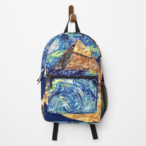Item preview, pyramids wrinkled starry night colorful abstract design designed and sold by SmashingDeals.
