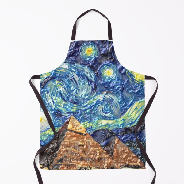 Item preview, pyramids wrinkled starry night colorful abstract design designed and sold by SmashingDeals.