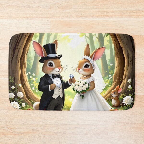 Item preview, Rabbit Wedding in the Forest designed and sold by Sharon Schwalbe.