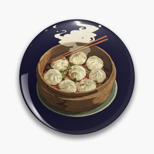 Item preview, Chinese Shumai Dumplings – Dim Sum Food Art Illustration designed and sold by Meiersbeste.