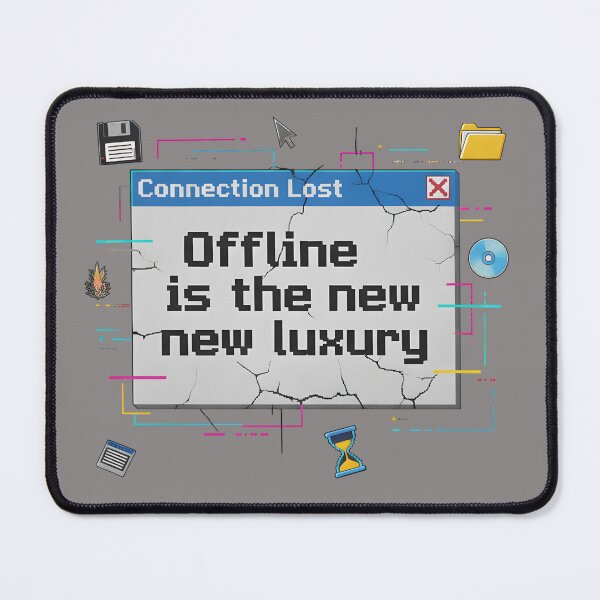 Item preview, Retro Tech Offline Luxury Hoodie Vintage 90s Disconnect designed and sold by mahmoudadel2024.