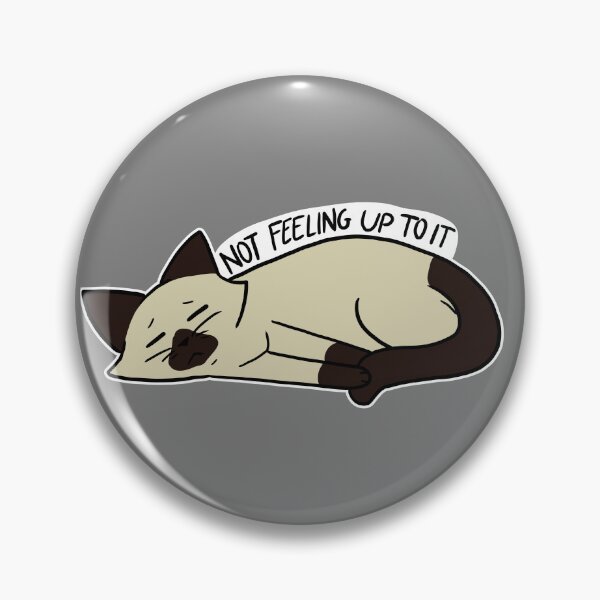 Item preview, Not Feeling Up To It(Colorpoint) designed and sold by DecorativeCats.