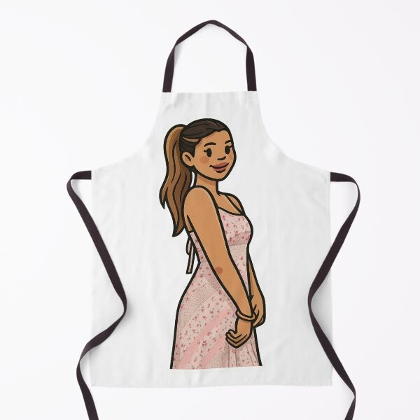 Item preview, Floral Maxi Dress Cartoon Sticker designed and sold by ha11e11.