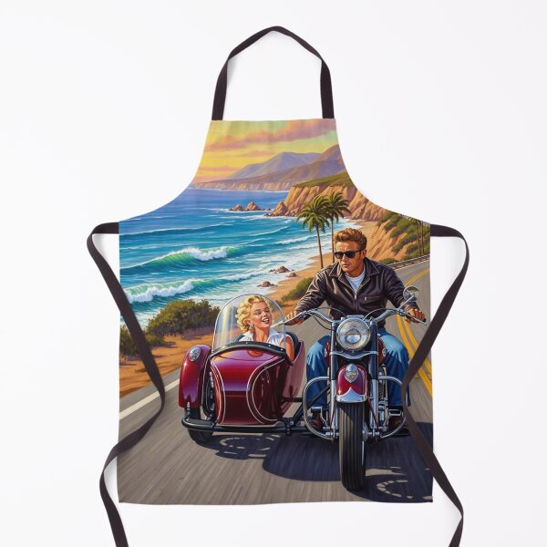 Item preview, Hollywood Icons – James Dean & Marilyn Monroe in Malibu Sidecar Adventure designed and sold by Art's Diner.