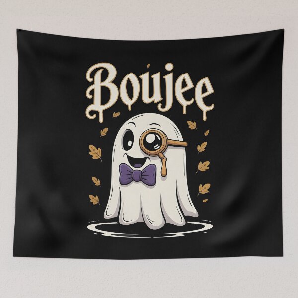 Item preview, Boujee October Vibes Ghost Halloween designed and sold by Redgiant87x.