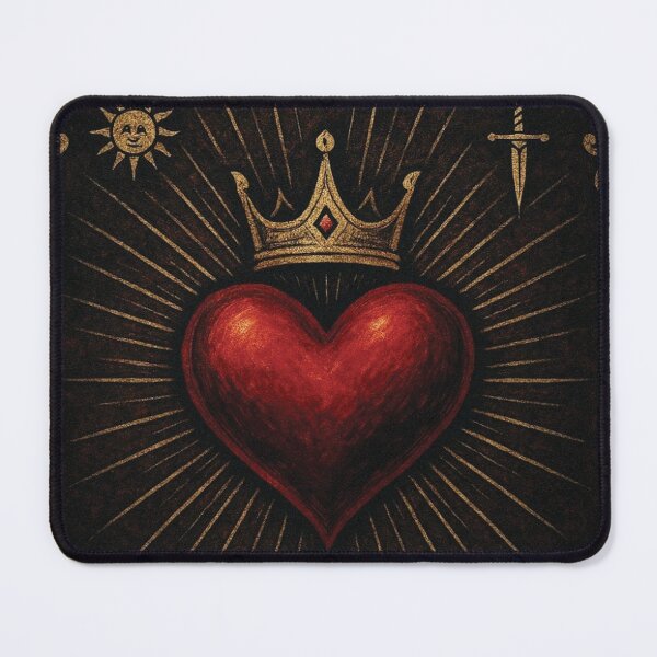 Item preview, The Heart Queen – Gothic Fantasy Tarot Style designed and sold by UGLibrary.