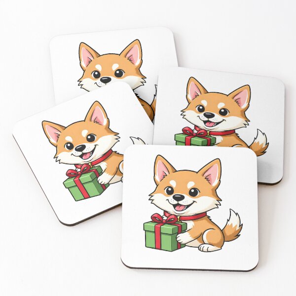 Item preview, Cute Shiba Inu Dog Christmas Present designed and sold by Cute-Dogs-Shop.